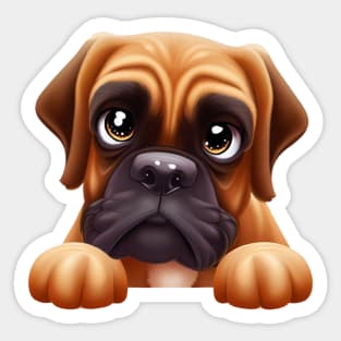 Pup-tacular Boerboel Sticker